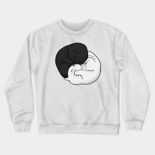 Cit Cat (Yinyang cute Cats) Crewneck Sweatshirt